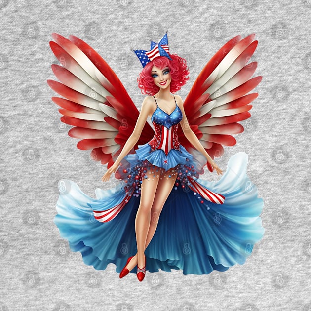 4th of July Fairy #5 by Chromatic Fusion Studio